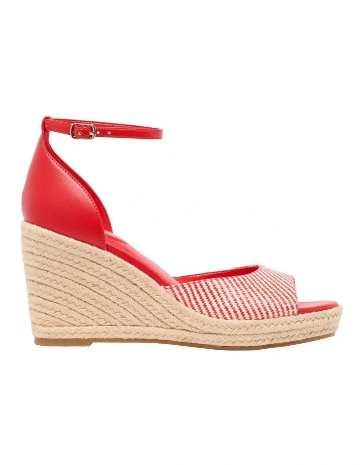 Kiplen Wedge Sandal in Red image 1