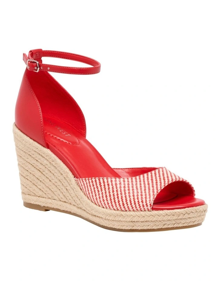 Kiplen Wedge Sandal in Red image 2