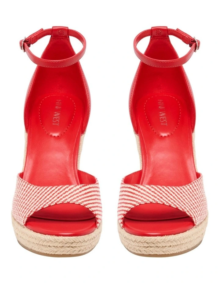 Kiplen Wedge Sandal in Red image 3
