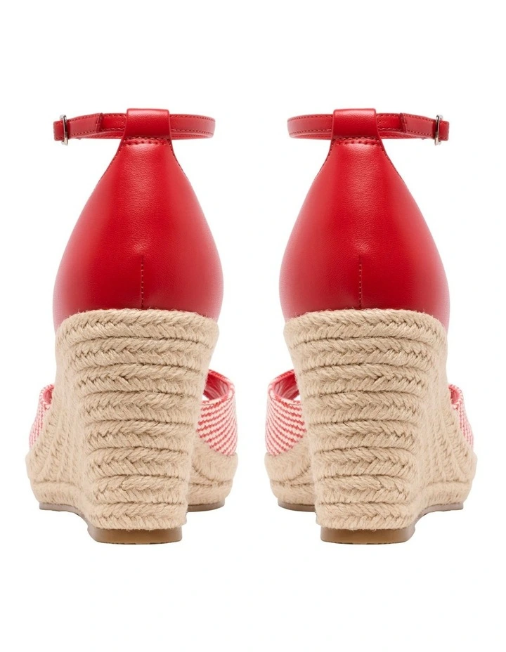 Kiplen Wedge Sandal in Red image 4