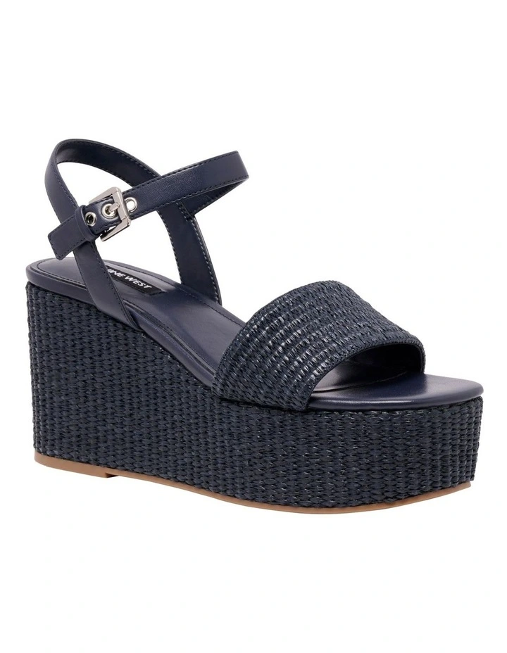 Hilmar Wedge Sandal in Dark Blue image 2