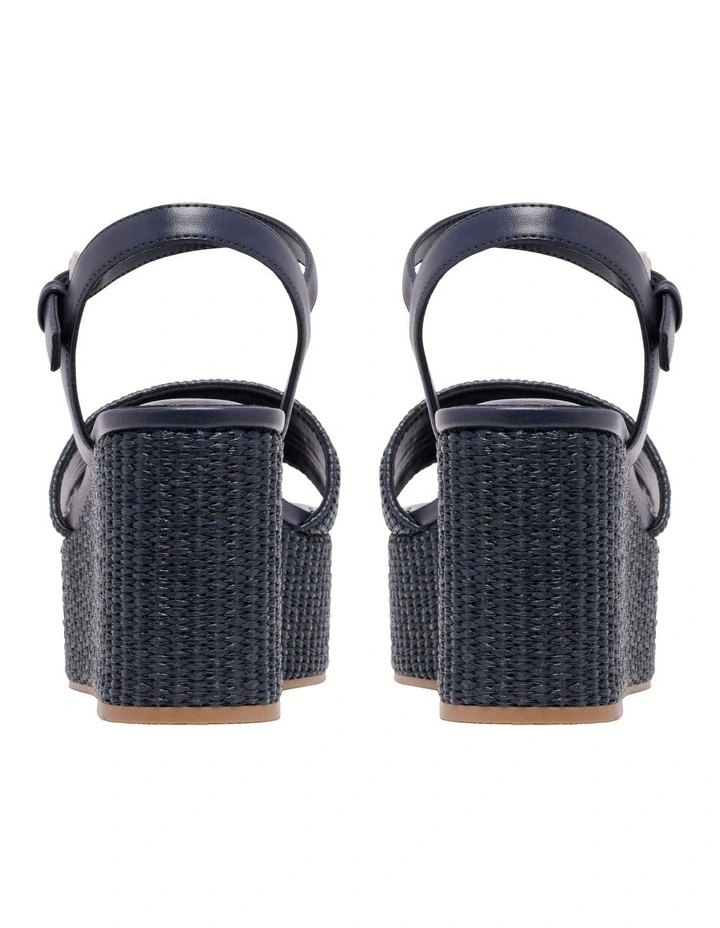 Hilmar Wedge Sandal in Dark Blue image 4