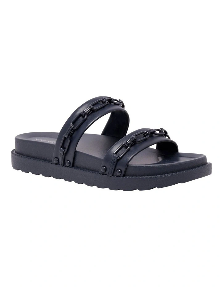 Nunas Flat Sandal in Dark Blue image 2