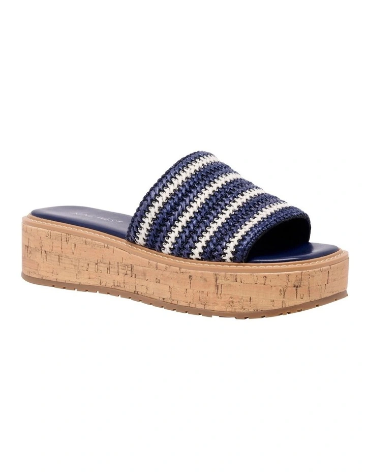 Keller Flatform Sandal in Dark Blue image 2