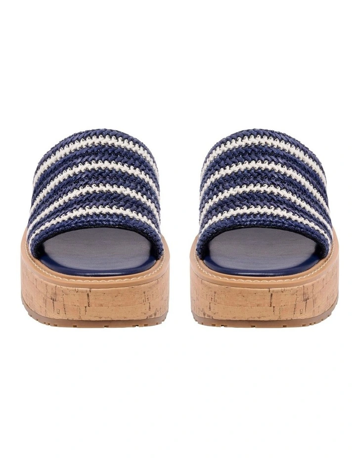 Keller Flatform Sandal in Dark Blue image 3