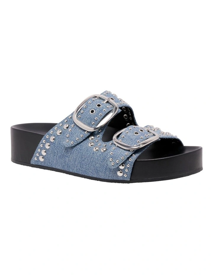 Flinnie Slip-On Sandal in Denim image 2