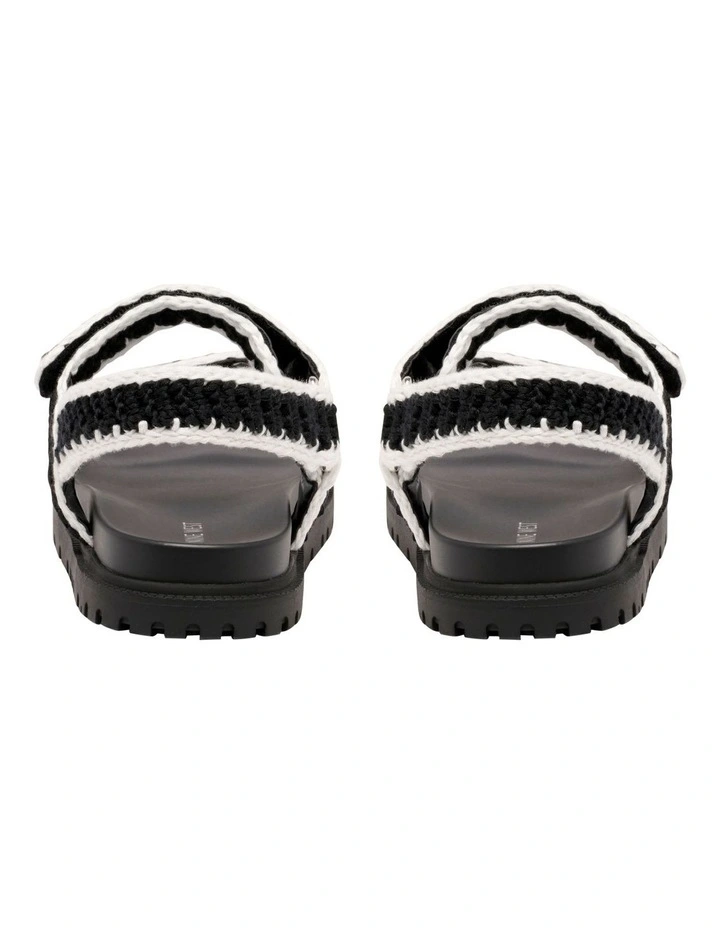 Dinrah Flat Sandal in Black image 4