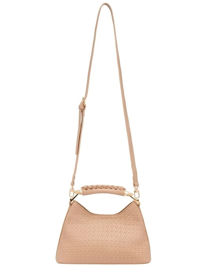 Clover Top Handle Bag in Natural image 3
