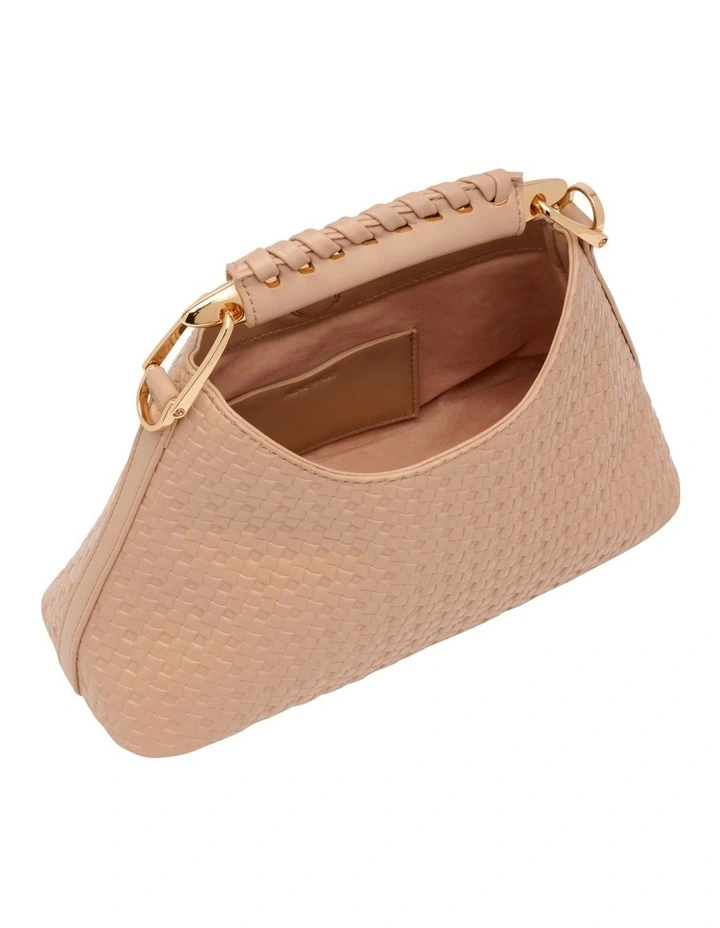 Clover Top Handle Bag in Natural image 4