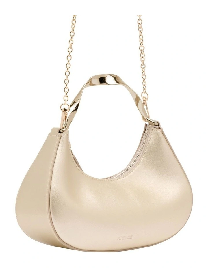 Camille Top Handle Bag in Gold image 2