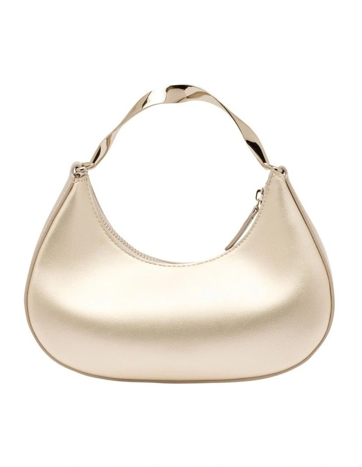 Camille Top Handle Bag in Gold image 3