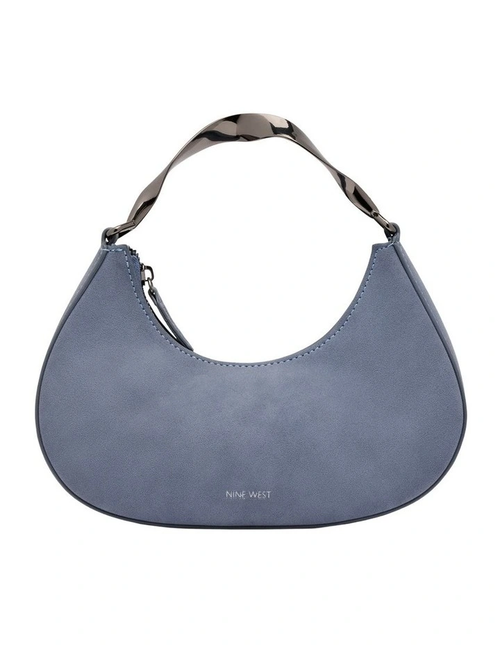 Camille Top Handle Bag in Blue image 1