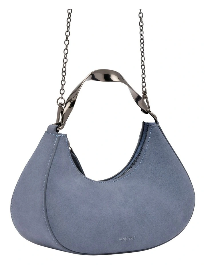 Camille Top Handle Bag in Blue image 2