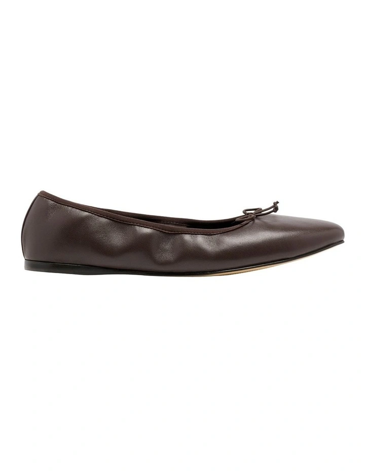 Alimur Ballet Flat in Brown image 1