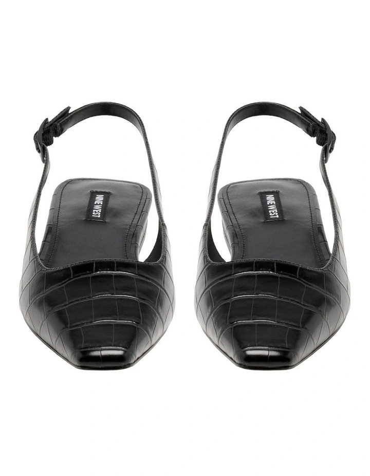 Gones Slingback Flat in Black image 4