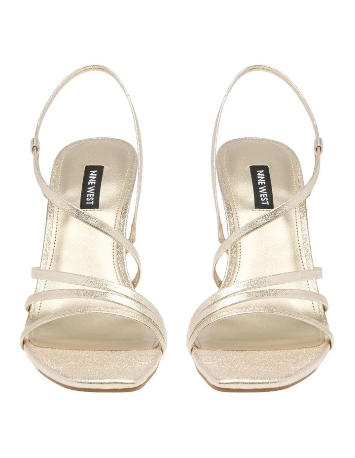 Howya Heeled Sandal in Gold image 3