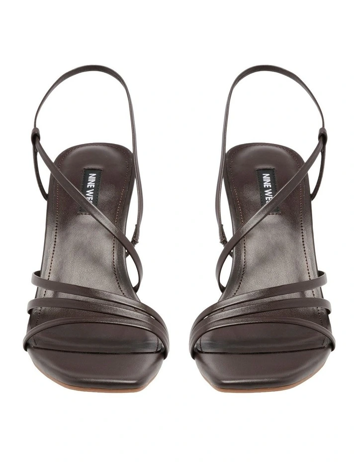 Howya Heeled Sandal in Dark Brown image 3