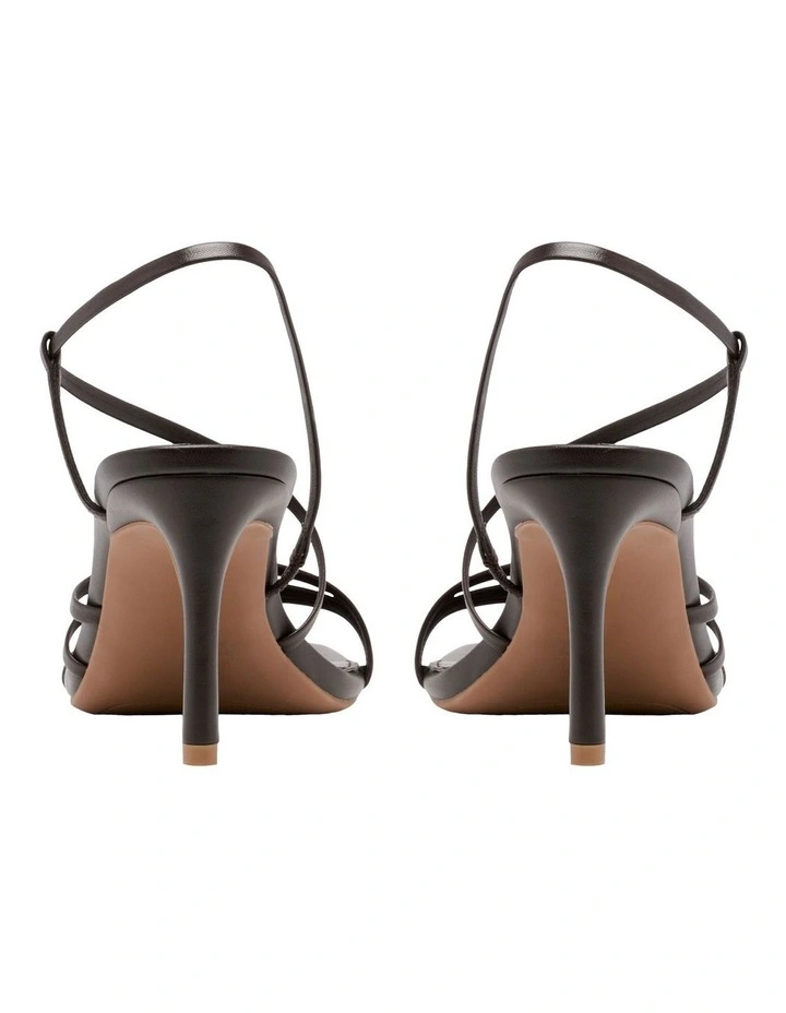Howya Heeled Sandal in Dark Brown image 4