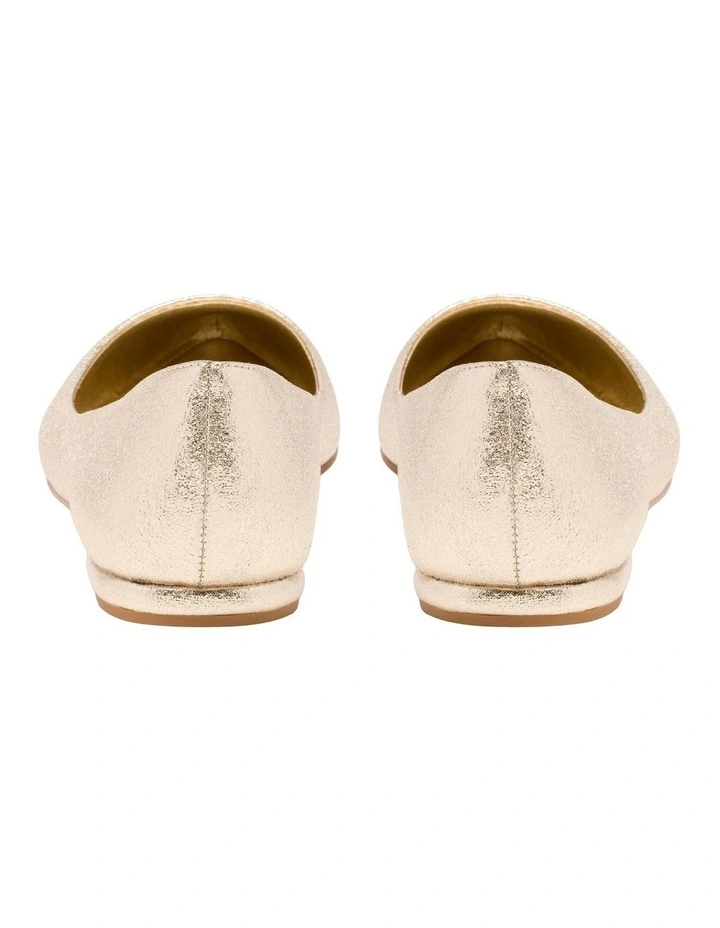 Speakup Ballet Flat in Gold image 4