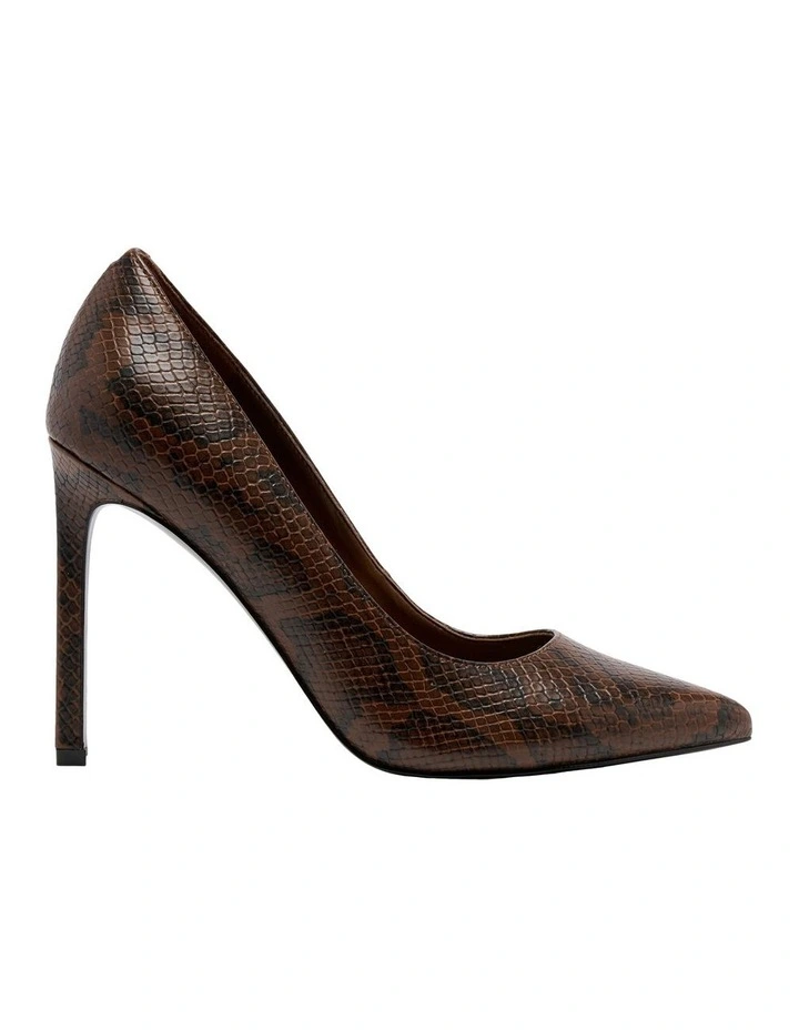 Tatiana Pump in Dark Brown image 1