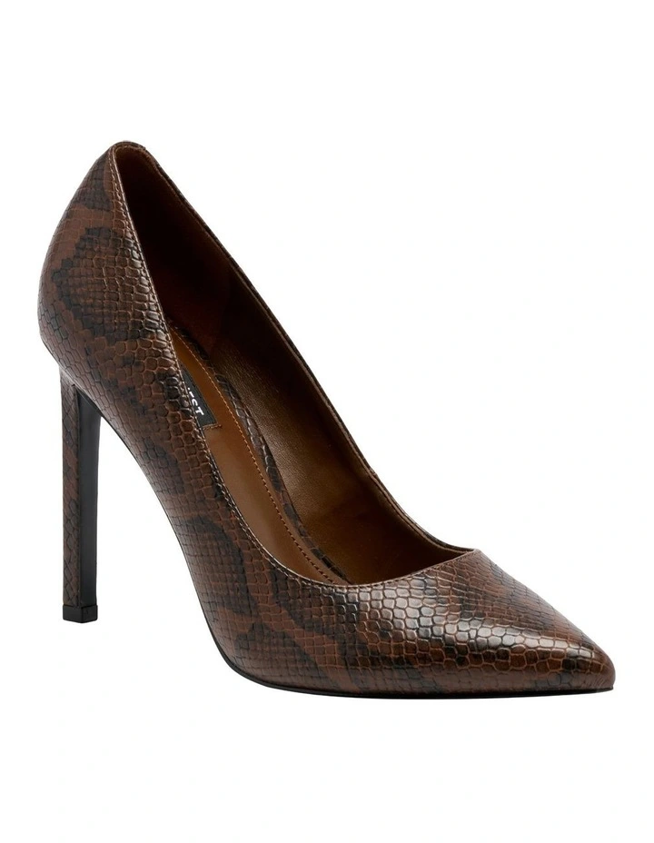 Tatiana Pump in Dark Brown image 2