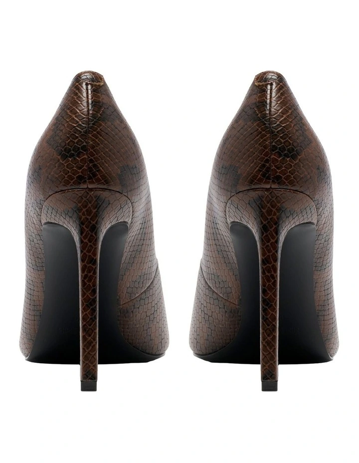 Tatiana Pump in Dark Brown image 4