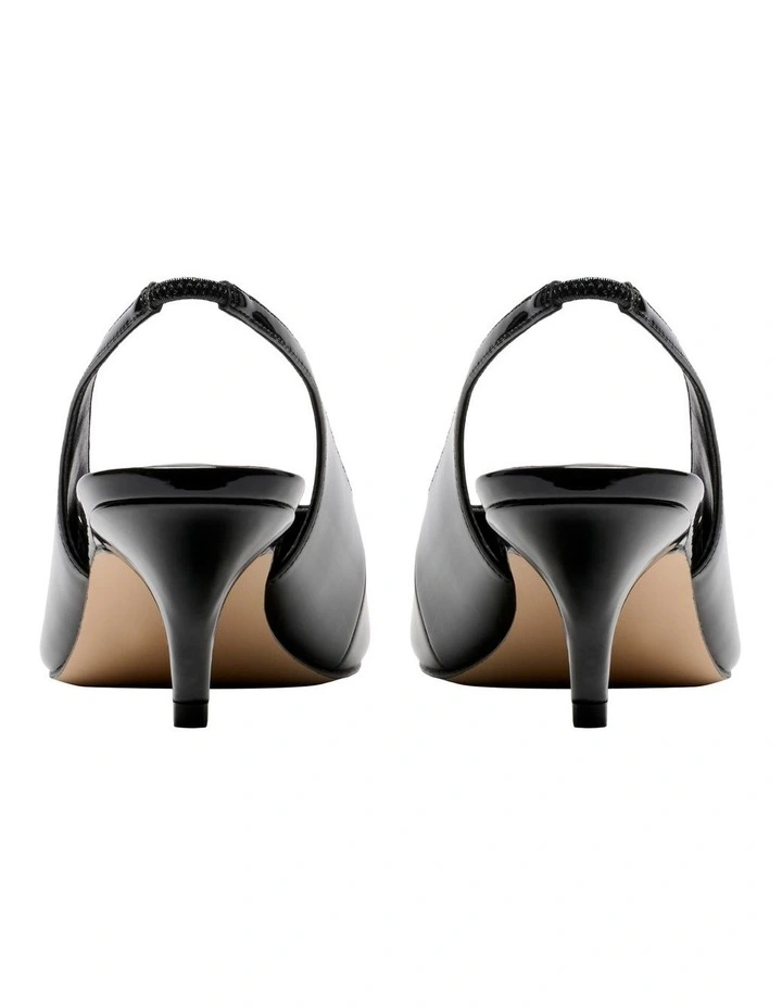 Lexani Slingback Pump in Black image 4