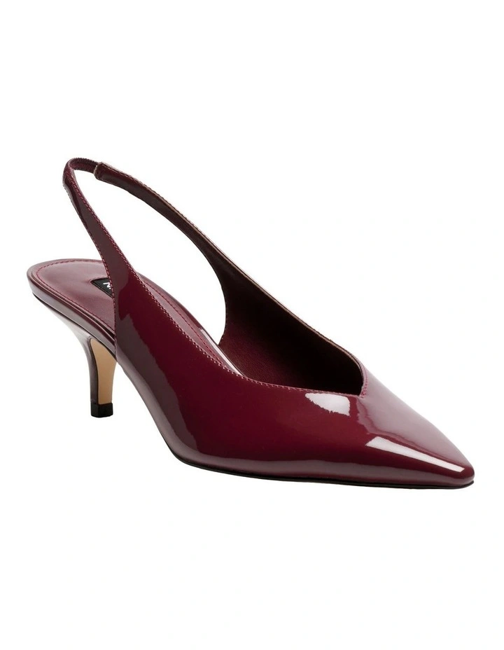 Lexani Slingback Pump in Burgundy image 2