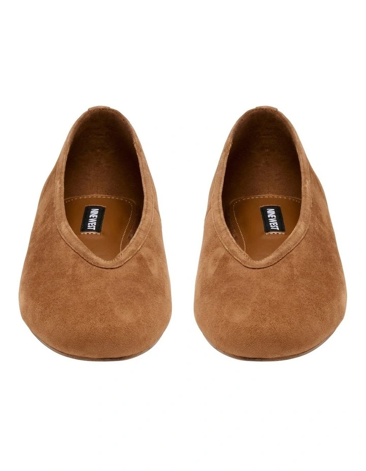Zucia Ballet Flat in Tan image 3