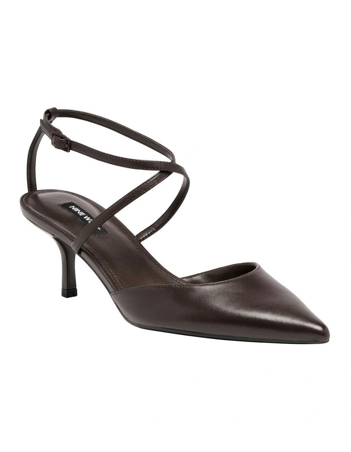 Idorna Pump in Dark Brown image 2