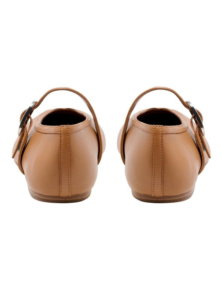 Vancee Ballet Flat in Light Brown image 4
