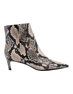 Brite Ankle Boot in Snake
