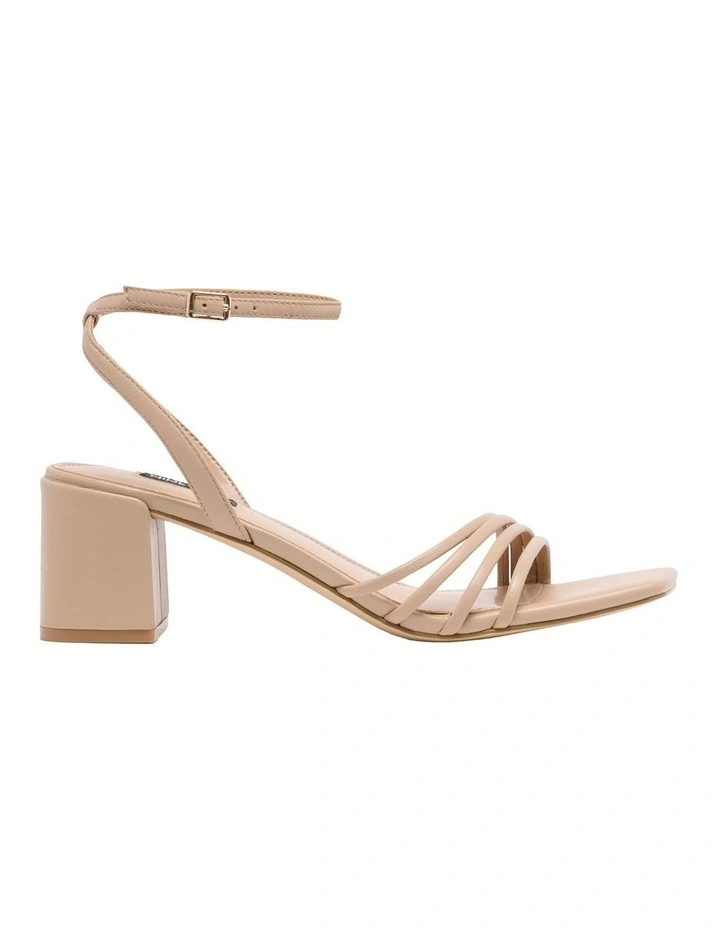 Panna Heeled Sandal in Nude image 1