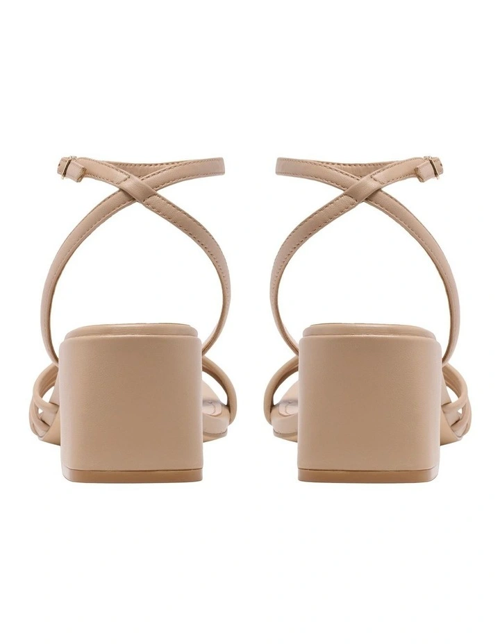 Panna Heeled Sandal in Nude image 4