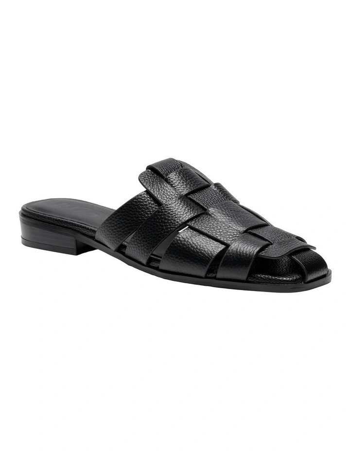 Lotti Slip-On Flat in Black image 2