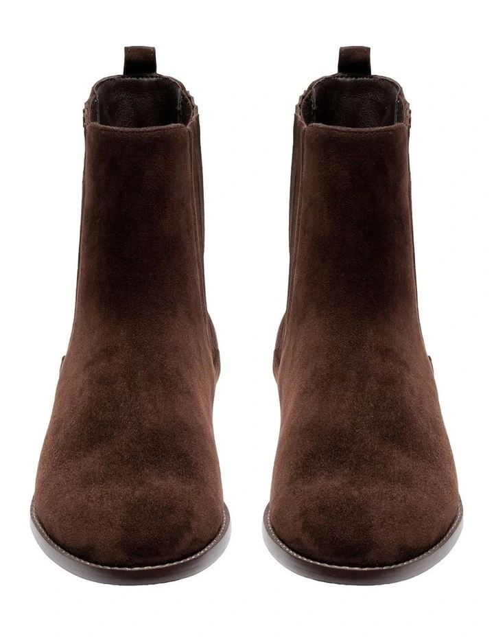 Lola Ankle Boot in Chocolate image 3