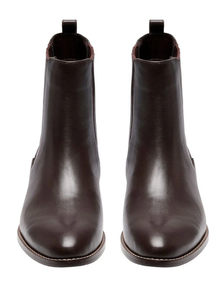 Lola Ankle Boot in Chocolate image 3