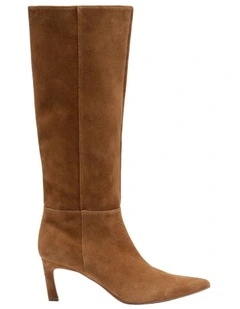 Leska Knee High Boot in Taupe
