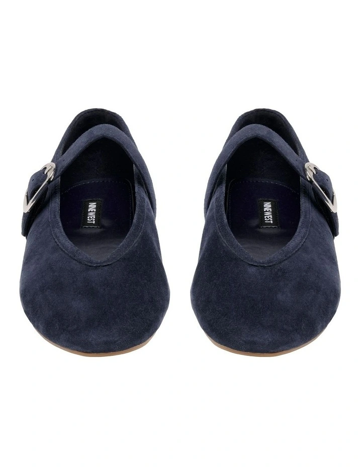 Vancee Ballet Flat in Navy image 3