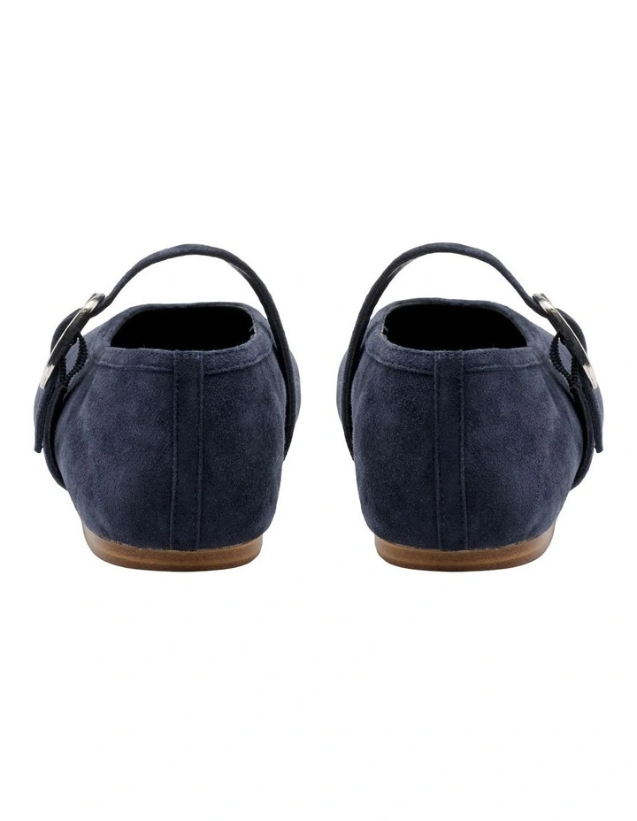 Vancee Ballet Flat in Navy image 4