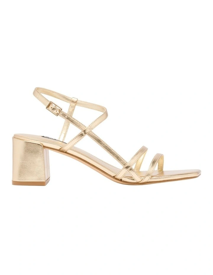 Jinka Heeled Sandal in Gold image 1