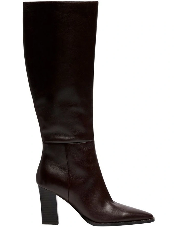 Zazz Knee High Boot in Dark Brown image 1
