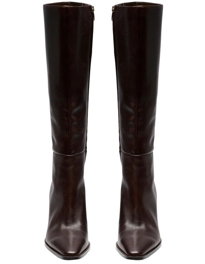 Zazz Knee High Boot in Dark Brown image 3