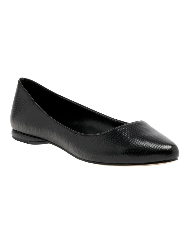 Speakup Ballet Flat in Black image 2
