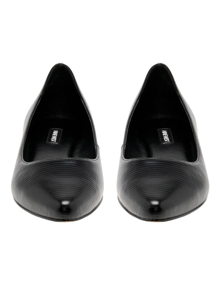 Speakup Ballet Flat in Black image 3