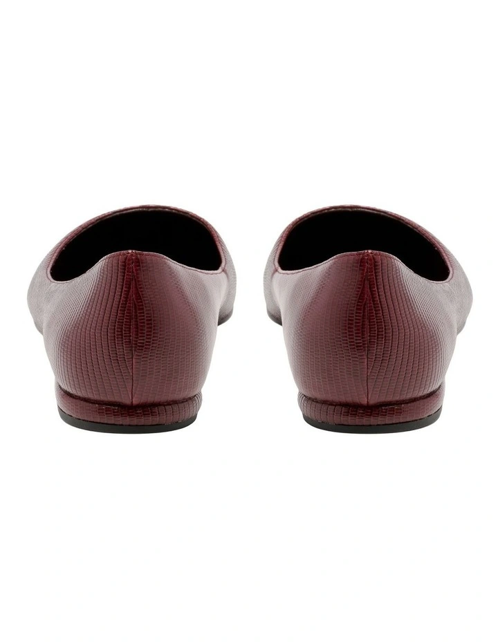 Speakup Ballet Flat in Maroon image 4