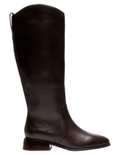 Eden Knee High Boot in Chocolate