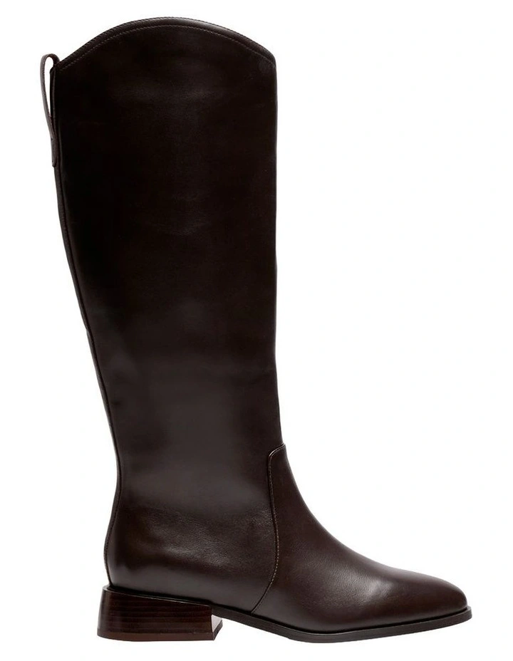 Eden Knee High Boot in Chocolate image 1