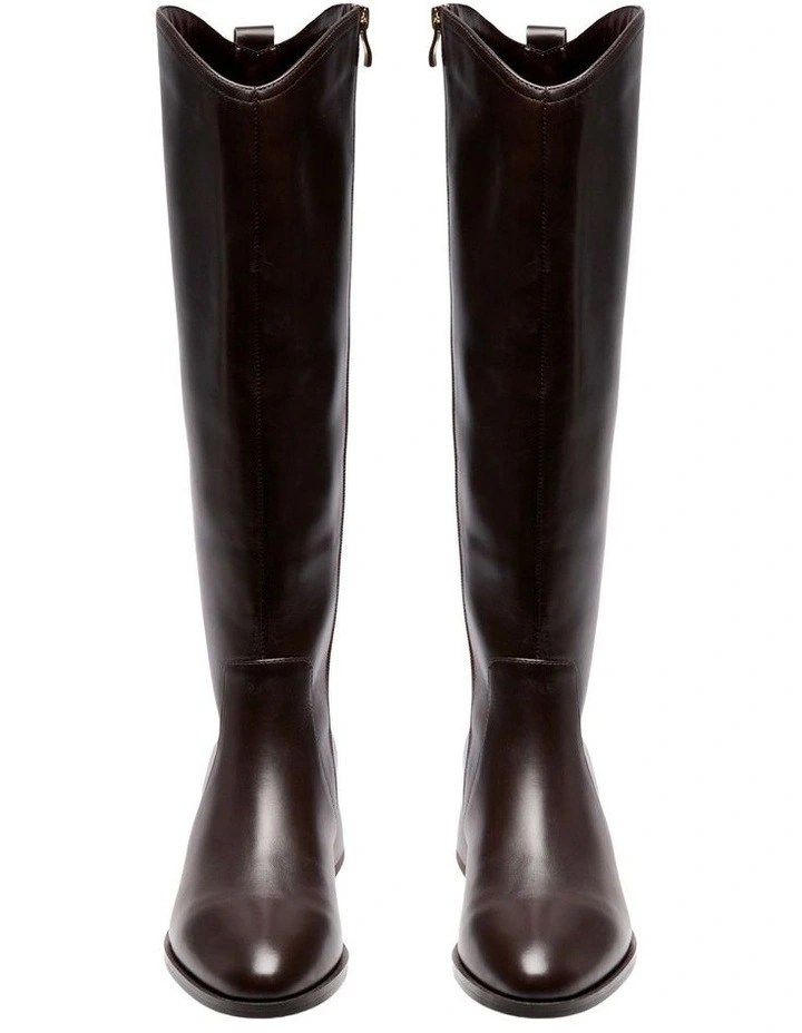 Eden Knee High Boot in Chocolate image 3