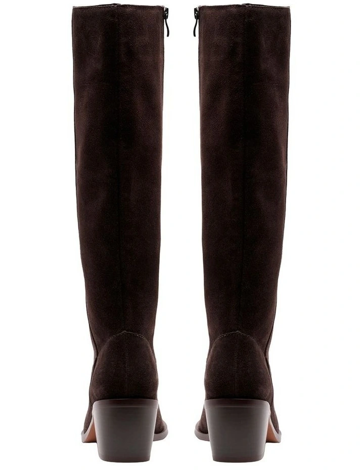Sally Knee High Boot in Brown image 4